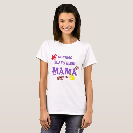 Anpassbarer Mama-T - Shirt (Vorne ganz)