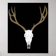Anpassbarer Maultierhirsch-Schädel