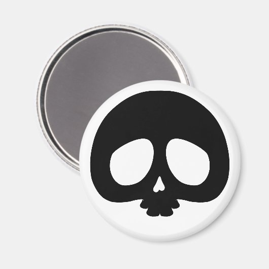 Anpassbarer Mini-Totenkopf Magnet (Vorderseite/Rückseite)