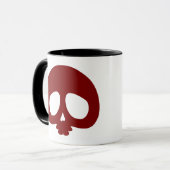 Anpassbarer Mini-Totenkopf Tasse (Vorderseite Links)