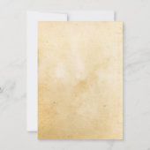 Anpassbarer mittelalterlicher Drache Einladung (Rückseite)