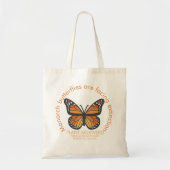 Anpassbarer Monarch-Schmetterling Tragetasche (Vorne)