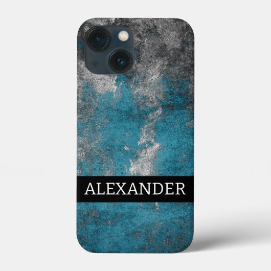Anpassbarer Name. Abstrakte Grundierung Case-Mate iPhone Hülle (Rückseite)