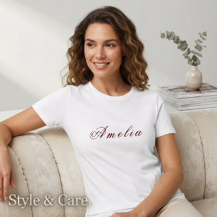 Anpassbarer Name Amelia Tri-Blend Shirt