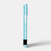 Anpassbarer Name Blaues Perlmuster Case-Mate iPhone Hülle (Rückseite / Rechts)