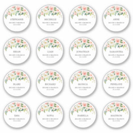 Anpassbarer Name des Ehegatten Dankeschön Sticker