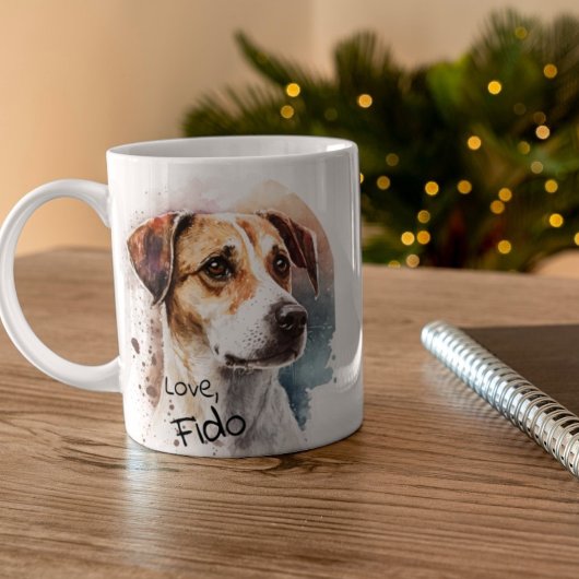 Anpassbarer Name des Hauses für verehrte Hundeelte Tasse