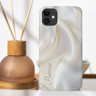 Anpassbarer Name Elegante Mutter Perltextur Case-Mate iPhone Hülle