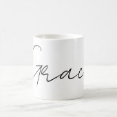 Anpassbarer Name Kaffeetasse (Mittel)