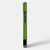 Anpassbarer Name Kiwi Fruchtmuster Case-Mate iPhone Hülle (Rückseite / Links)