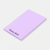 Anpassbarer Name mit Sticky Post-it Klebezettel (angewinkelt)