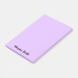 Anpassbarer Name mit Sticky Post-it Klebezettel