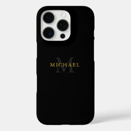 Anpassbarer Name und Anfangsbuchstaben iPhone 16 Pro Hülle