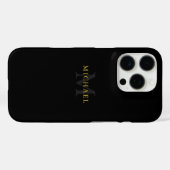 Anpassbarer Name und Anfangsbuchstaben Case-Mate iPhone Hülle (Rückseite (Horizontal))