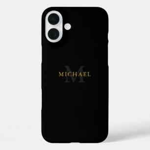 Anpassbarer Name und Initiale iPhone 16 Plus Hülle