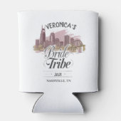 Anpassbarer Nashville-Junggeselinnen-Abschied Dosenkühler (Rückseite)