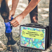 Anpassbarer Notcontainer für PferdeEquity Metall Brotdose