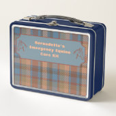 Anpassbarer Notcontainer für PferdeEquity Metall Brotdose (Vorderseite)