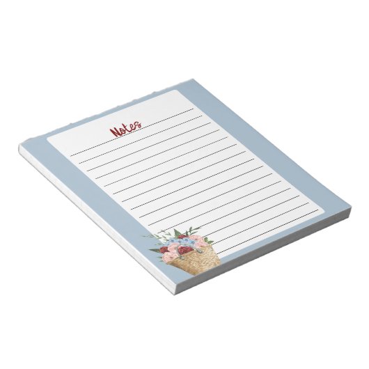 Anpassbarer Notepad: Perfekt für Hinweise und Gesc Notizblock (angewinkelt)