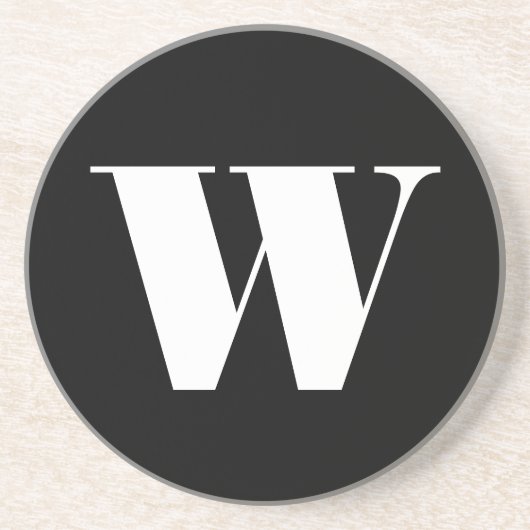 Anpassbarer Personalisierter W-Untersetzer Untersetzer (Vorne)