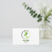 Anpassbarer Physiotherapeut Physio Chiro Visitenkarte (Stehend Vorderseite)