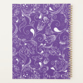 Anpassbarer Planer mit bearbeitbarem Namen und Far (Rückseite)