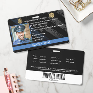 Anpassbarer Polizei-Beamter Law Enforcement Auswei Ausweis