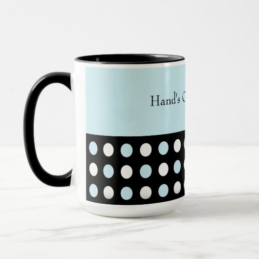 Anpassbarer Polka-Dot Tasse (Links)