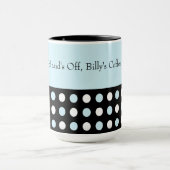 Anpassbarer Polka-Dot Tasse (Zentrum)