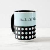 Anpassbarer Polka-Dot Tasse (Vorderseite Links)