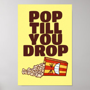 Anpassbarer Pop bis zum Absetzen Poster