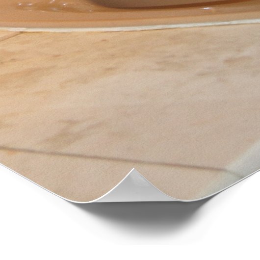 Anpassbarer Positive Affirmation Gelbe Labrador Poster (Ecke)