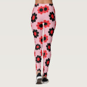 Anpassbarer Power für Blume Leggings (Rückseite)