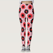 Anpassbarer Power für Blume Leggings (Vorderseite)