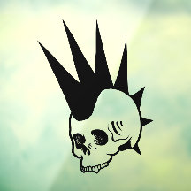 Anpassbarer Punk-Schädel ohne Kiefer