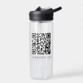 Anpassbarer QR-Code Ihr Webseitenlink Trinkflasche (Links)