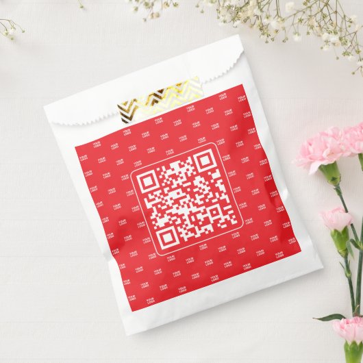 Anpassbarer QR-Code mit Ihrem Logo oder Bild Geschenktütchen (Versiegelt)