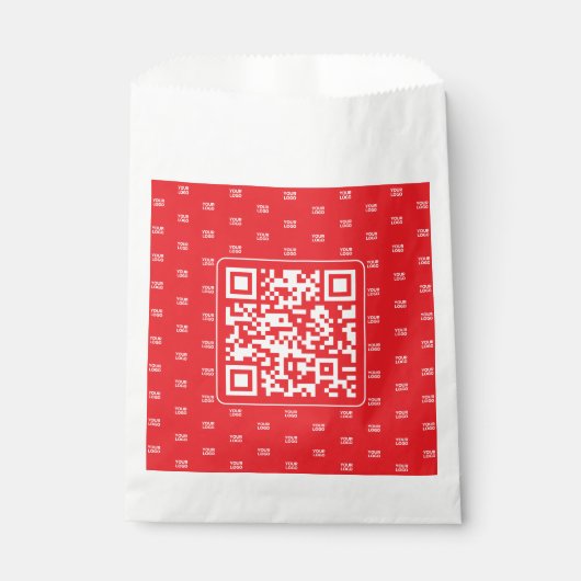 Anpassbarer QR-Code mit Ihrem Logo oder Bild Geschenktütchen (Vorderseite)