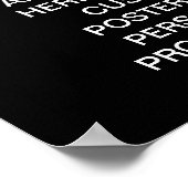 anpassbarer QR-Code Poster (Ecke)