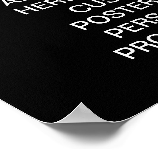 anpassbarer QR-Code Poster (Ecke)