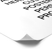 anpassbarer QR-Code Poster (Ecke)