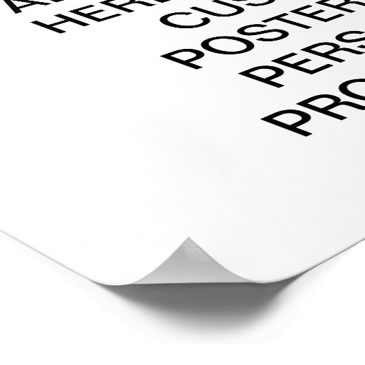 anpassbarer QR-Code Poster (Ecke)