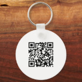 anpassbarer QR-Code Schlüsselanhänger (Rückseite)