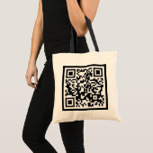 anpassbarer QR-Code Tragetasche (Vorderseite (Produkt))