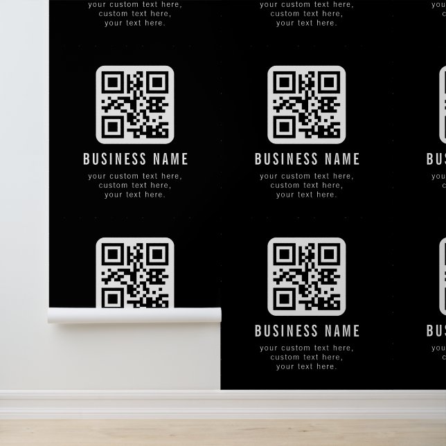 Anpassbarer QR-Code und bearbeitbarer Textdesign Tapete (Anwendung)