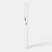 Anpassbarer Rock’n Roll-Mann – Gitarrenkunst iPhone 16 Hülle (Linke Seite)