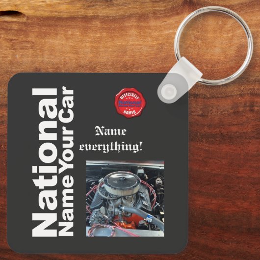 Anpassbarer Schlüsselanhänger (Rückseite)