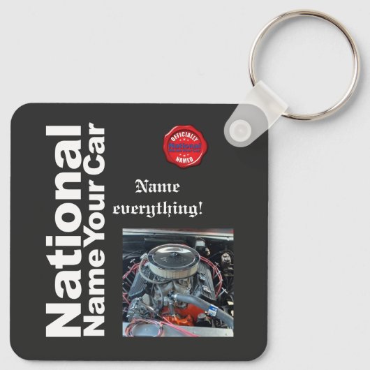 Anpassbarer Schlüsselanhänger (Rückseite)