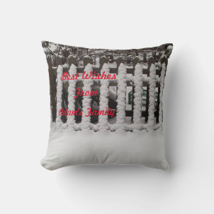 Anpassbarer Schneezaun Kissen