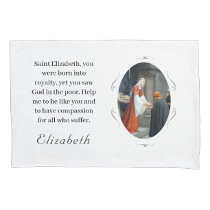 Anpassbarer Schutzpatron (St. Elisabeth) Kissenbezug